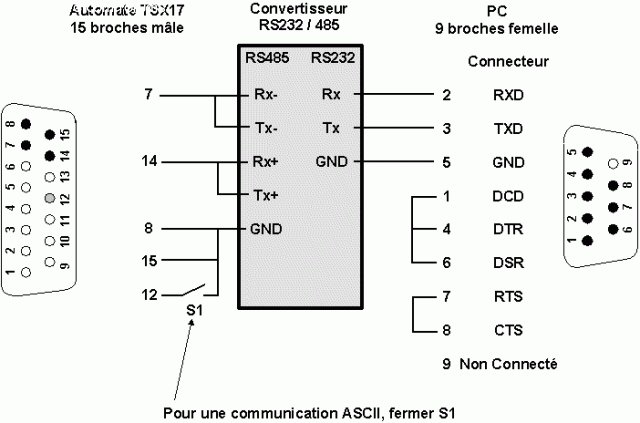 Тестер rs232 схема